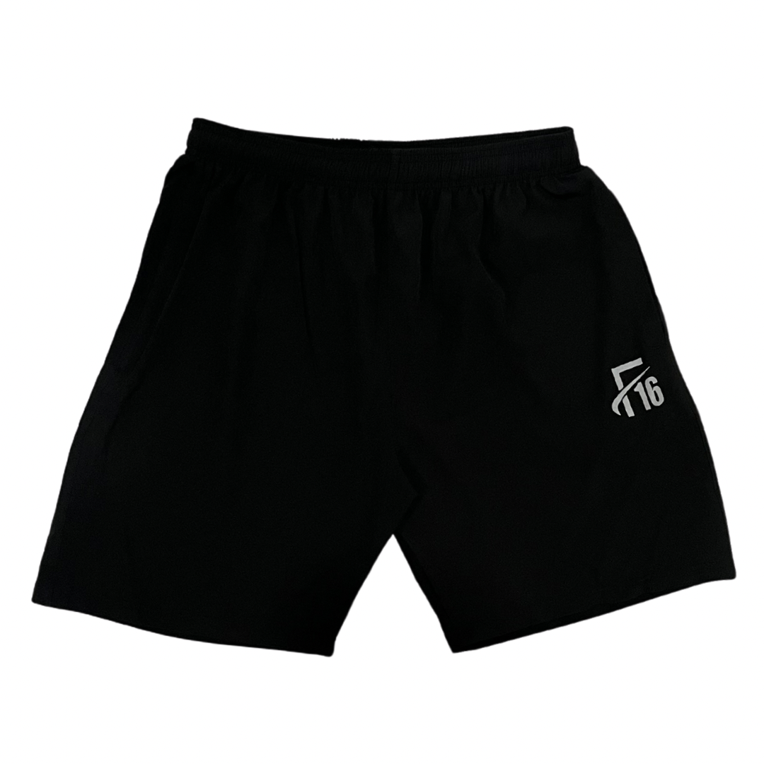 F16 Endurance Pro Black Sport Shorts